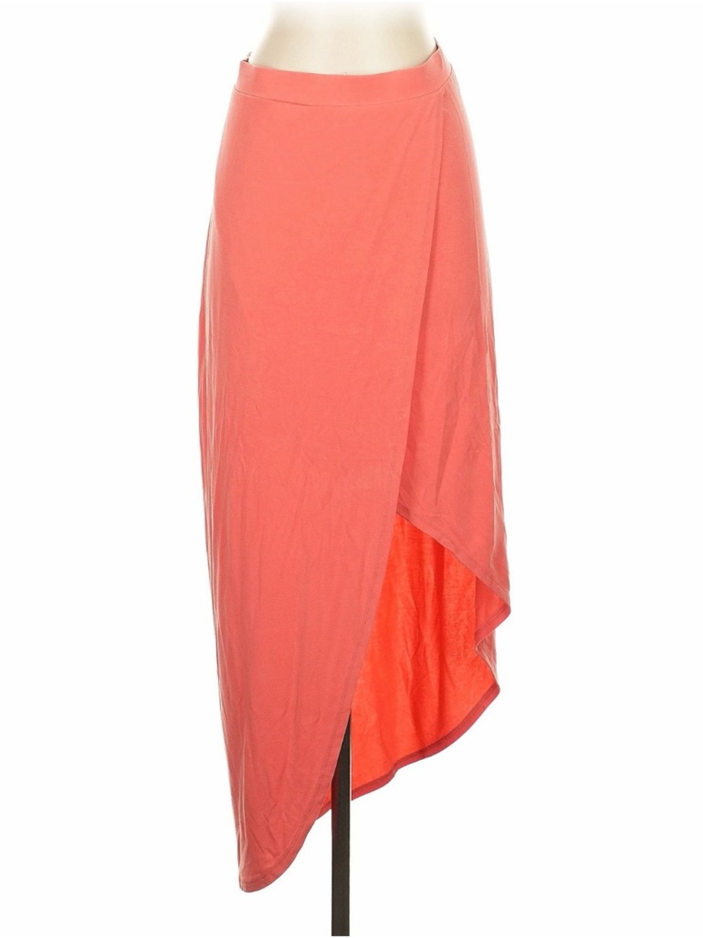 BCBGMaxAzria Coral High-Low Wrap Skirt